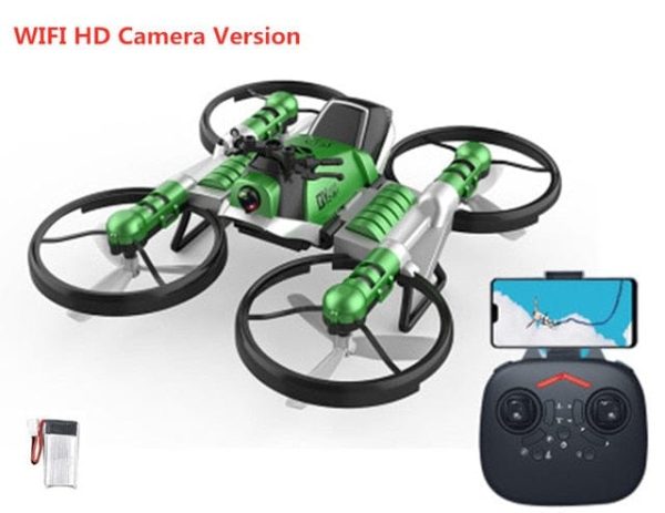 2-In-1 Quadcopter Uav Aircraft Motorcycle 2.4Ghz 4-Axis Gyro Rc Drone