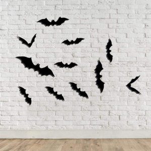 3D Bats Wall Decor