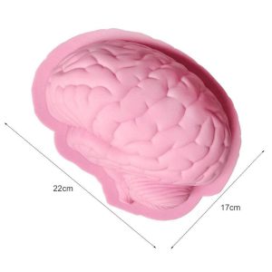 3D Silicone Brain Cake Mold