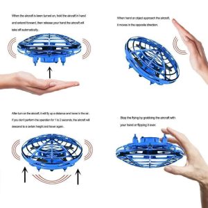 Hand Controlled Gravity-Defying Flying Ufo Drone