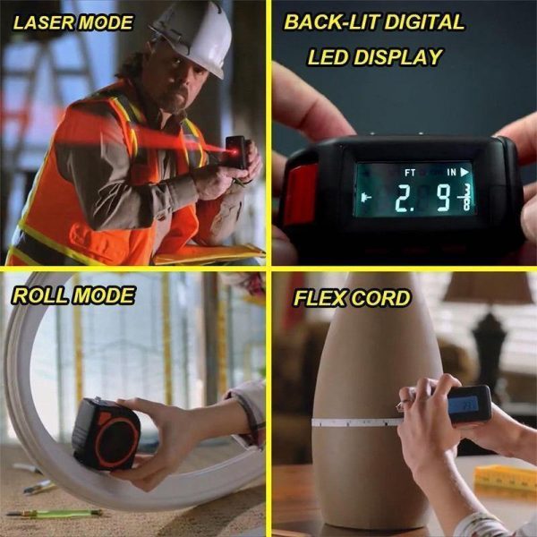 3-In-1 Display Measuring Tape