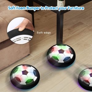 Hover Soccer Ball With Led Lights (Large 7In/18Cm)