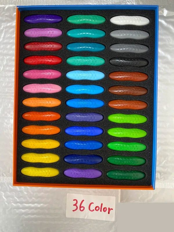 Peanut Crayons For Kids, Washable Non-Toxic Watercolor Sticks