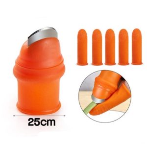 Thumb Picker Cutting Knife With Finger Protectors