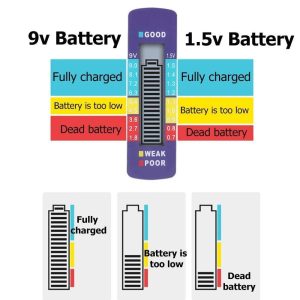 Lcd Display Digital Battery Tester