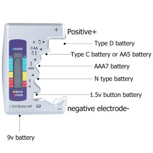 Lcd Display Digital Battery Tester