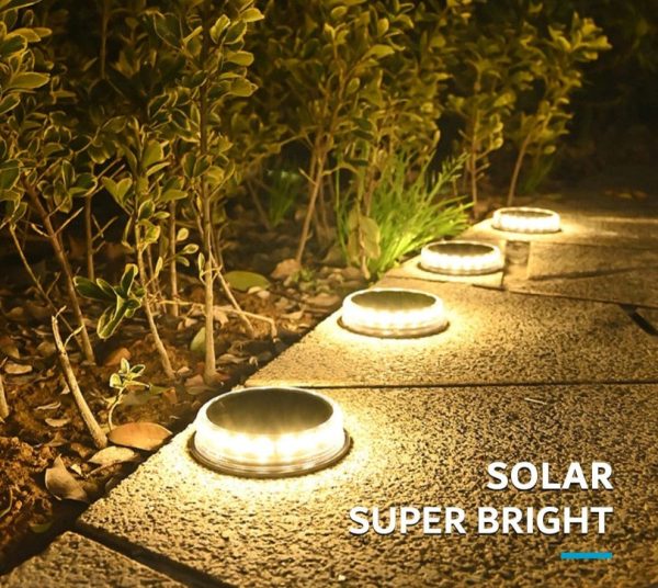 Super Bright Outdoor Waterproof Garden Pathway Led Solar Lights (4 Pcs)