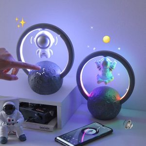 Levitating Astronaut Bluetooth Speaker Lamp