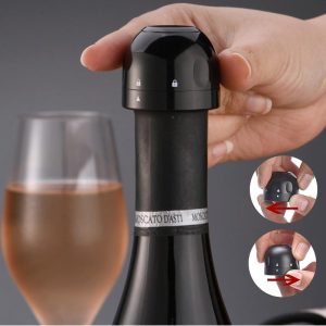 Locking Vacuum Sealer Stopper Champagne Bottle Cap