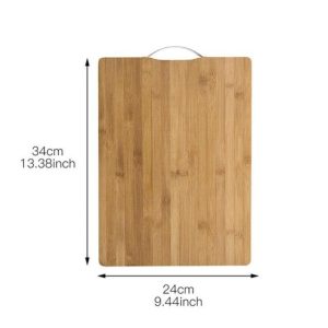 Bamboo Chopping Board Hangable Non-Slip