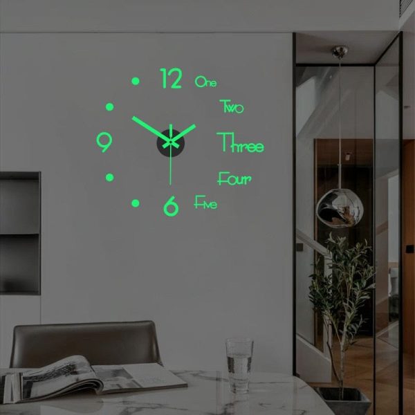 Modern Diy Wall Clock Timepiece