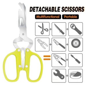 Multifunction Detachable Stainless-Steel Scissors