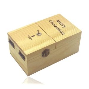 Novelty Wooden Mechanical Useless Box