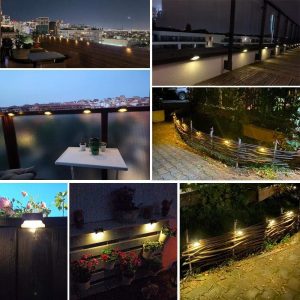 Outdoor Solar Step And Fence Lights