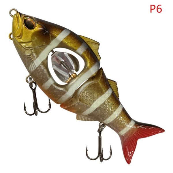 Propeller Glider Slow-Sinking Fishing Lures For Bass Trout Lifelike Swimbaits