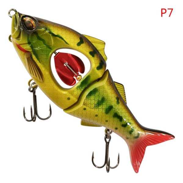 Propeller Glider Slow-Sinking Fishing Lures For Bass Trout Lifelike Swimbaits