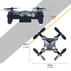 Suitcase Mini Foldable Drone Quadcopter With Remote Control And Hd Camera