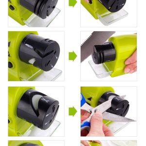 Portable Electric Knife And Scissors Sharpener