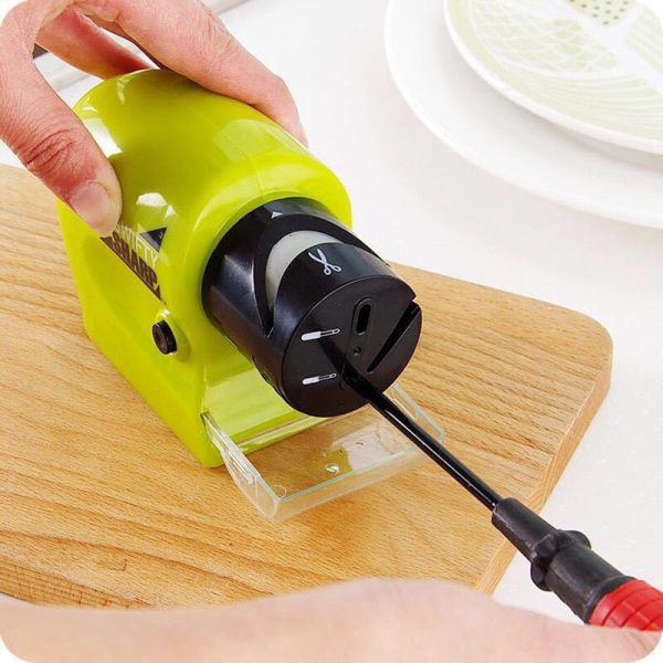 Portable Electric Knife And Scissors Sharpener
