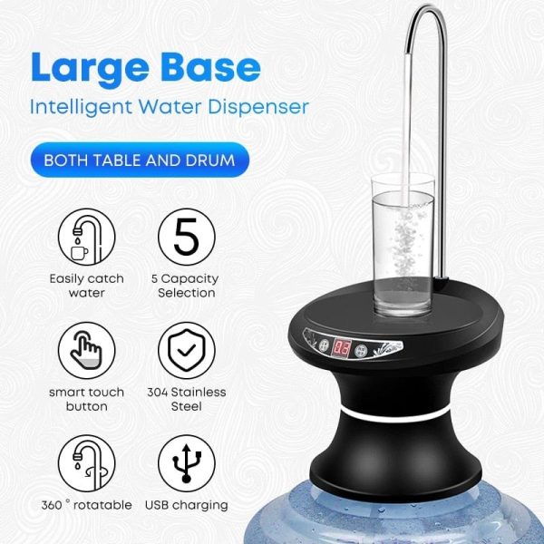 Intelligent Portable Electric Water Dispenser With Tray