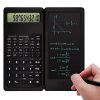 Scientific Calculator With Lcd Writing Tablet And Stylus Pen, 12-Digit Large Screen, Foldable Math Calculator With Notepad For Middle High School, College, University