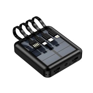 Portable Mini 4-In-1 Solar Charging Power Bank