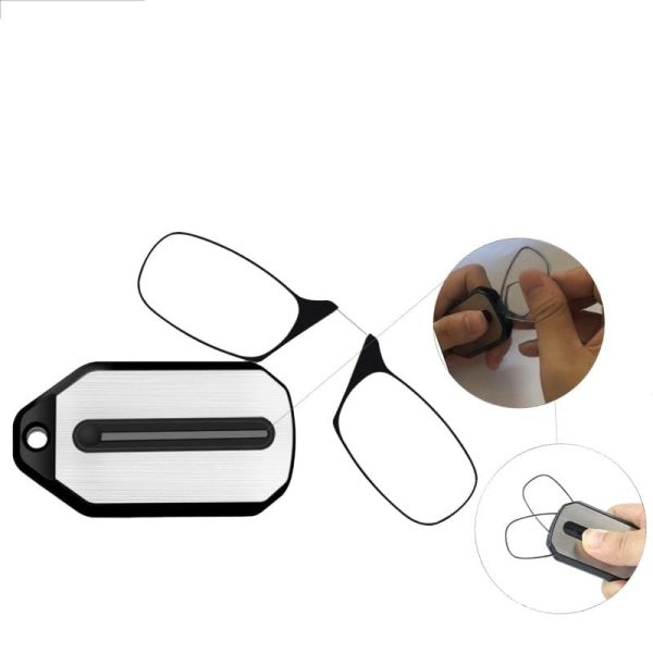 Portable Mini Keychain Unisex Reading Glasses