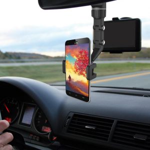 Rearview Mirror Adjustable Phone Mount