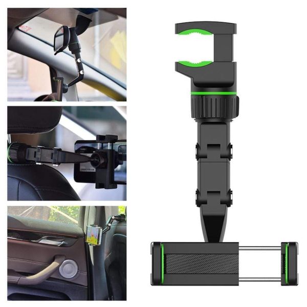 Rearview Mirror Adjustable Phone Mount