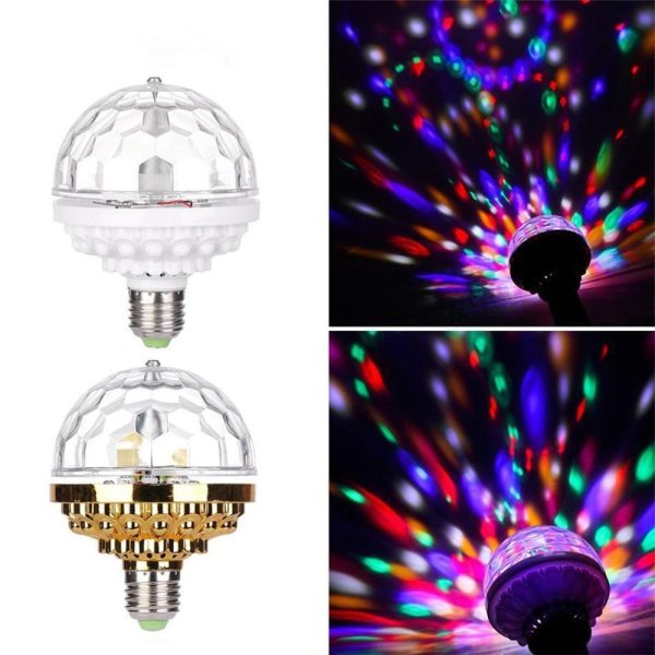 Rotating Colorful Disco Led Light⁠