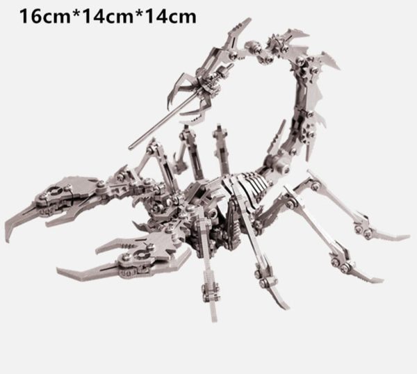 Stainless-Steel 3D King Scorpion Puzzle