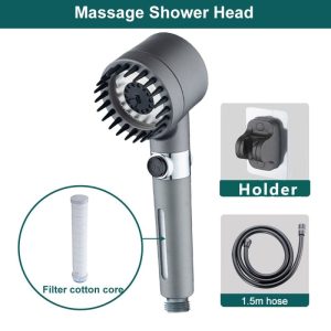 High-Pressure Handheld Massage Shower Head With Powerful Shower Spray
