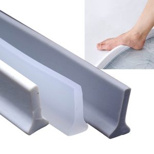 Collapsible Shower Water Dam Shower Stopper Barrier And Retention System, Dry/Wet Separation Threshold For Bathroom, Kitchen