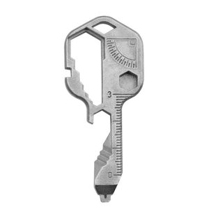 16+ Function Stainless-Steel Key-Shaped Pocket Multitool, Tsa Safe, Perfect Gift For Men And Women