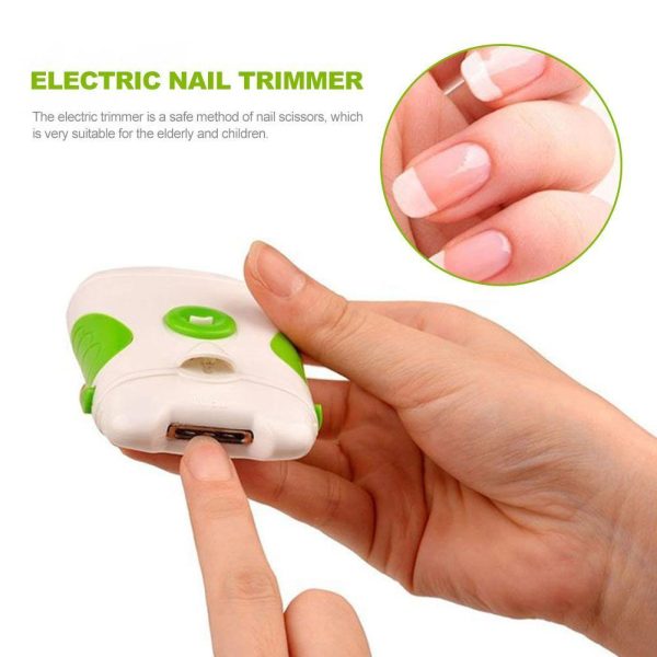 Smart 2-In-1 Electric Nail Trimmer And Filer For Kids Adults