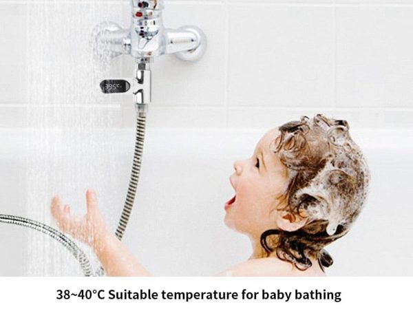 Smart Led Display Water Temperature Shower Thermometer