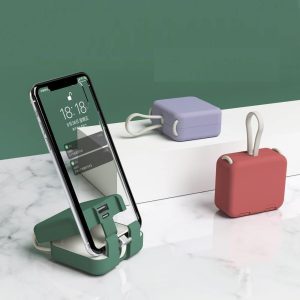 Smart Mini Foldable Battery Power Bank And Mobile Phone Stand