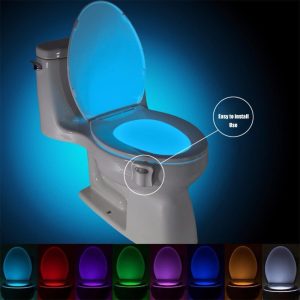 Smart Pir Motion Sensor Toilet Seat W. Night Light