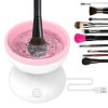Electric Makeup Brush Cleaner Machine, Portable Automatic Usb Cosmetic Brushes Cleaner For All Size Beauty Makeup Brush Set, Liquid Foundation, Contour, Eyeshadow, Blush Brush