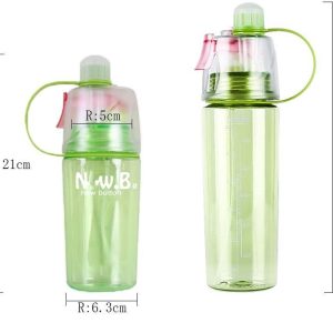 Stay Hydrated And Cool Spray Water Bottle