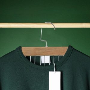 Premium Wood Hanger Storage Organizer For Bras, Belts, Ties, Scarves, Accessories