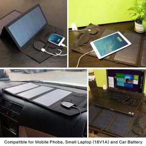 Waterproof Solar Panel 18V 21W Power Bank Charger
