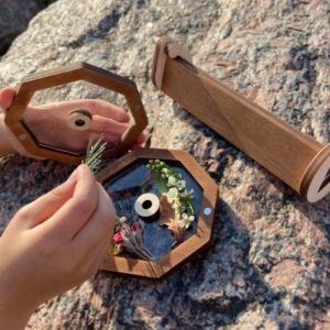 Wooden Diy Rotating Kaleidoscope Kit
