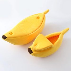 Fun Comfy Banana Pet Bed House