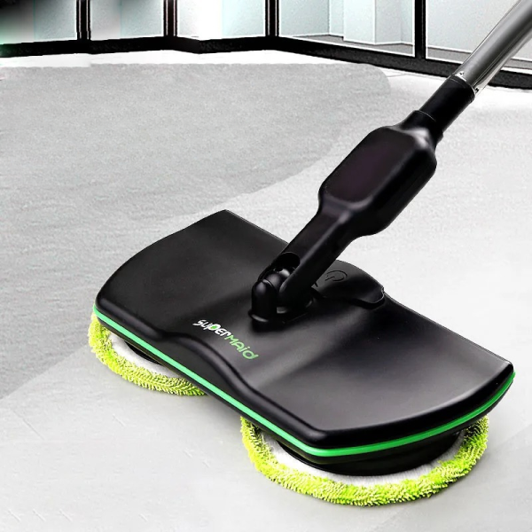 Cordless Electric Spin Mop Floor Cleaner Scrubber