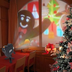 Halloween Christmas Projection Lamp With 12 Images