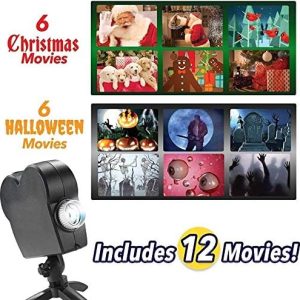 Halloween Christmas Projection Lamp With 12 Images