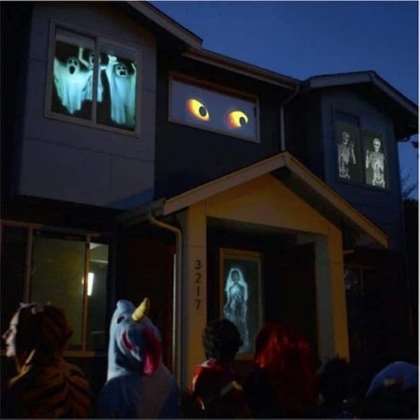 Halloween Christmas Projection Lamp With 12 Images