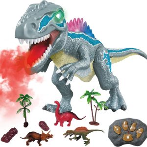 Remote Control Dinosaur Toys, LED Light Up Dinosaur Toys, Robot Toys Dinosaurs