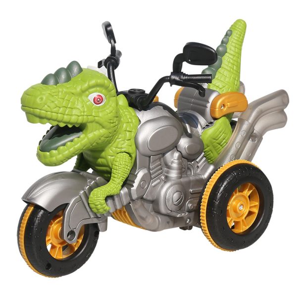 Dinosaur Wireless Remote Control Car with Music, Light & Spray, 360°Rotation, Dinosaur Monster Trucks Kids Toys